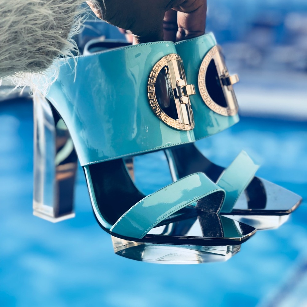 Versace Versus Block Heels